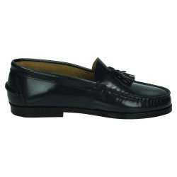 Mocasines Borlas Made In Spain Marino para Niño modelo 213