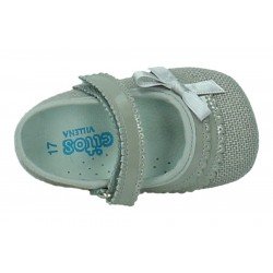 Zapatito Charol Citos Grises para Niña modelo 3202