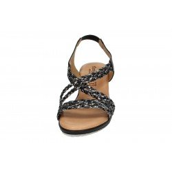 Sandalias Acolchadas Fanny Valero Negros para Mujer modelo 417