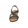 Sandalias Acolchadas Fanny Valero Negros para Mujer modelo 417