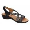 Sandalias Acolchadas Fanny Valero Negros para Mujer modelo 417