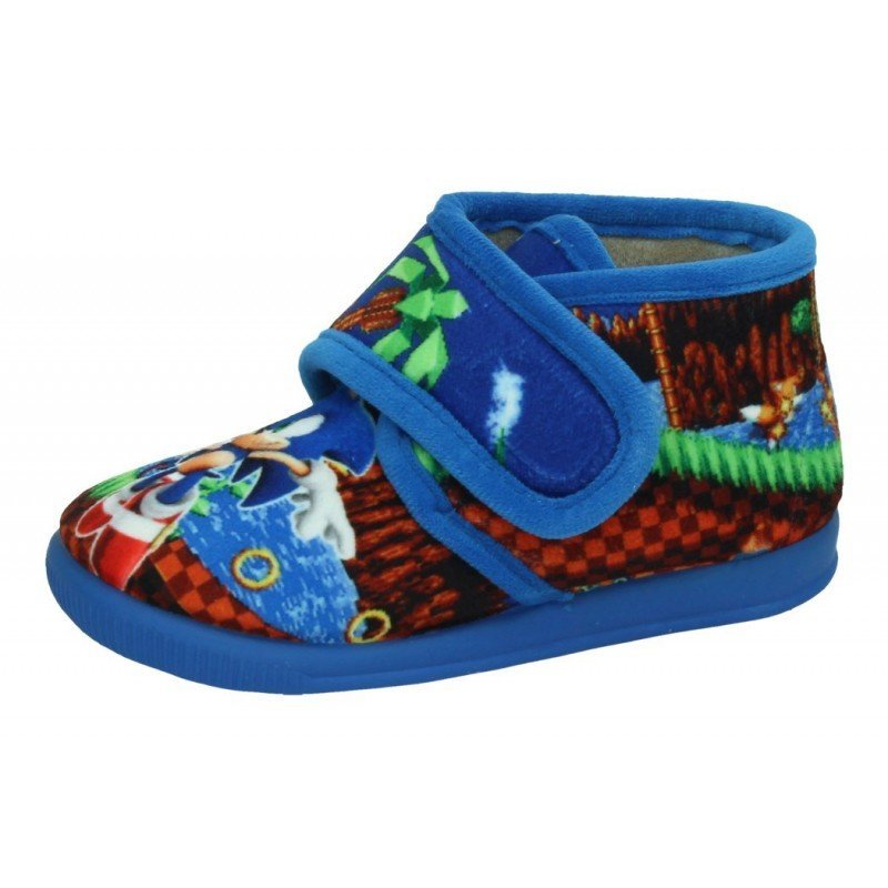 Zapatilla Gato Vulca-Bicha Azulón para Niño modelo 1066