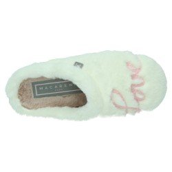 Zapatillas de Casa Macarena Home Crudo para Mujer modelo Anais33Mh