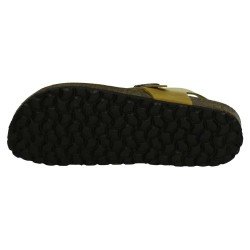 Sandalias Esclavas Inter-Bios Mostaza para Mujer modelo 7162