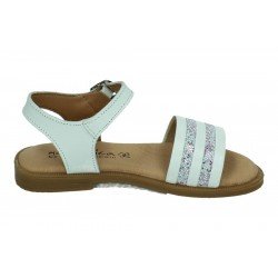 Sandalias de Piel Marichica Blancos para Niña modelo 447