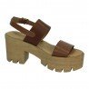 Sandalias Piel Sandali Cuero para Mujer modelo M153
