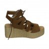 Sandalia Abotinada Sandali Camel para Mujer modelo Gre06