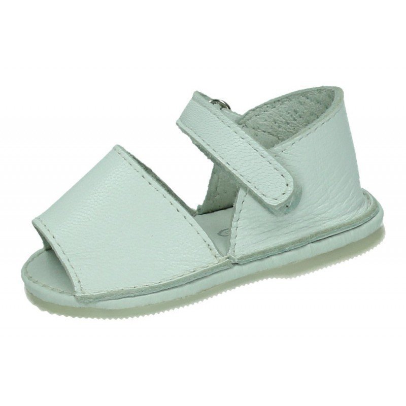Sandalias de Piel Whetis Blancos para Niña modelo 136