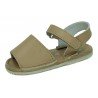 Sandalias de Piel Whetis Camel para Niña modelo 135