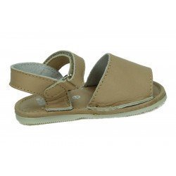 Sandalias de Piel Whetis Camel para Niña modelo 135