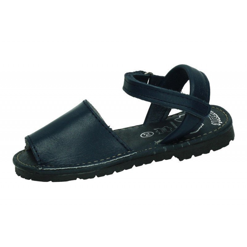 Sandalias de Piel Whetis Marino para Niña modelo 124