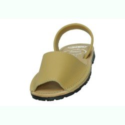 Sandalias de Piel Whetis Camel para Niña modelo 124