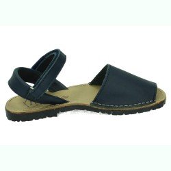 Sandalias de Piel Whetis Marino para Niña modelo 112