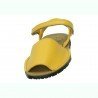 Sandalias de Piel Whetis Mostaza para Niña modelo 112