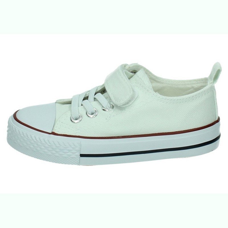 Zapatillas de Lona Demax Blancos para Niño modelo 3-A12A