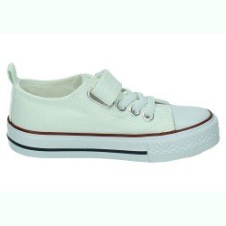 Zapatillas de Lona Demax Blancos para Niño modelo 3-A12A