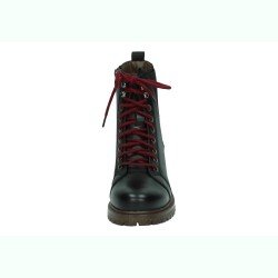 Botines de Piel Khloe Marin Negros para Mujer modelo 3522