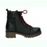 Botines de Piel Khloe Marin Negros para Mujer modelo 3522