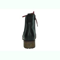 Botines de Piel Khloe Marin Negros para Mujer modelo 3522
