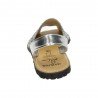 Menorquina de Piel Avarca Plata para Mujer modelo 275