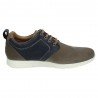 Zapato de Piel Azul Riverty Marino-Gris para Outlet modelo 308