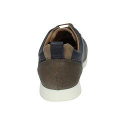 Zapato de Piel Azul Riverty Marino-Gris para Outlet modelo 308