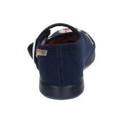 Zapatilla de Lona Moranchel Marino para Niña modelo 8918