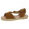 Espardeñas de Piel Garque Marrones para Outlet modelo Zen122