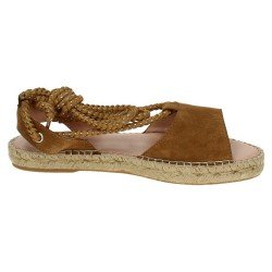 Espardeñas de Piel Garque Marrones para Outlet modelo Zen122