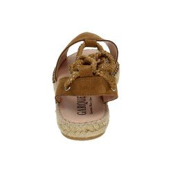 Espardeñas de Piel Garque Marrones para Outlet modelo Zen122