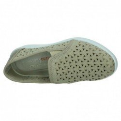Mocasin Rejilla Doctor Cutillas Platino para Mujer modelo 38465