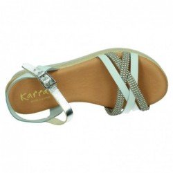Sandalias Combi Karralli Blancos para Niña modelo 5109