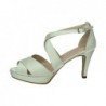 Sandalias Tacón Classyco.es Marfil para Mujer modelo 0001Sv