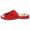Zapatilla Gato Negro Sandali Rojos para Mujer modelo 505