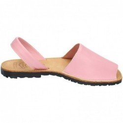 Menorquinas de Piel Whetis Rosa para Niña modelo 314