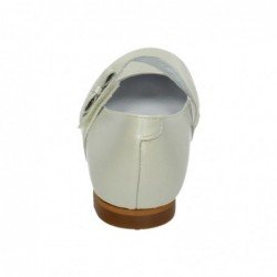 Merceditas Piel Lazo Bambineli Beige para Niña modelo 3822