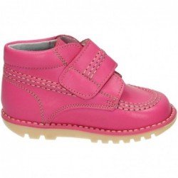 Botines de Piel Bambineli Rosa para Niña modelo 925