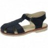 Sandalia de Piel Made In Spain Marino para Niño modelo E011