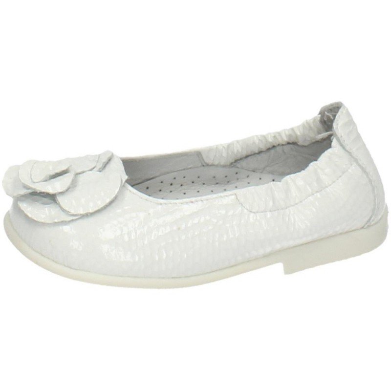 Manoletinas de Piel Giovi Blancos para Outlet modelo Z
