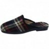 Chinela Casa Cuadros Made In Spain Azules para Hombre modelo 063-N