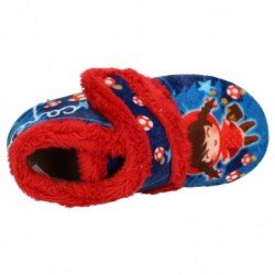 Zapatilla Caperucita Vulca-Bicha Marino-Rojo para Niña modelo 1074