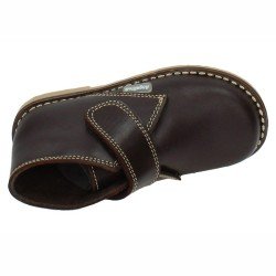 Botitas de Piel Angelitos Chocolate para Outlet modelo Ang-406