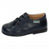 Inglesitos de Piel Angelitos Azul Marino para Outlet modelo 505