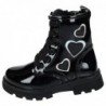 Botines Corazones Conguitos Negros para Niña modelo Mi1 30521