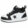 Zapatillas Estrella Conguitos Blanco-Negro para Niño modelo Mi1 22405