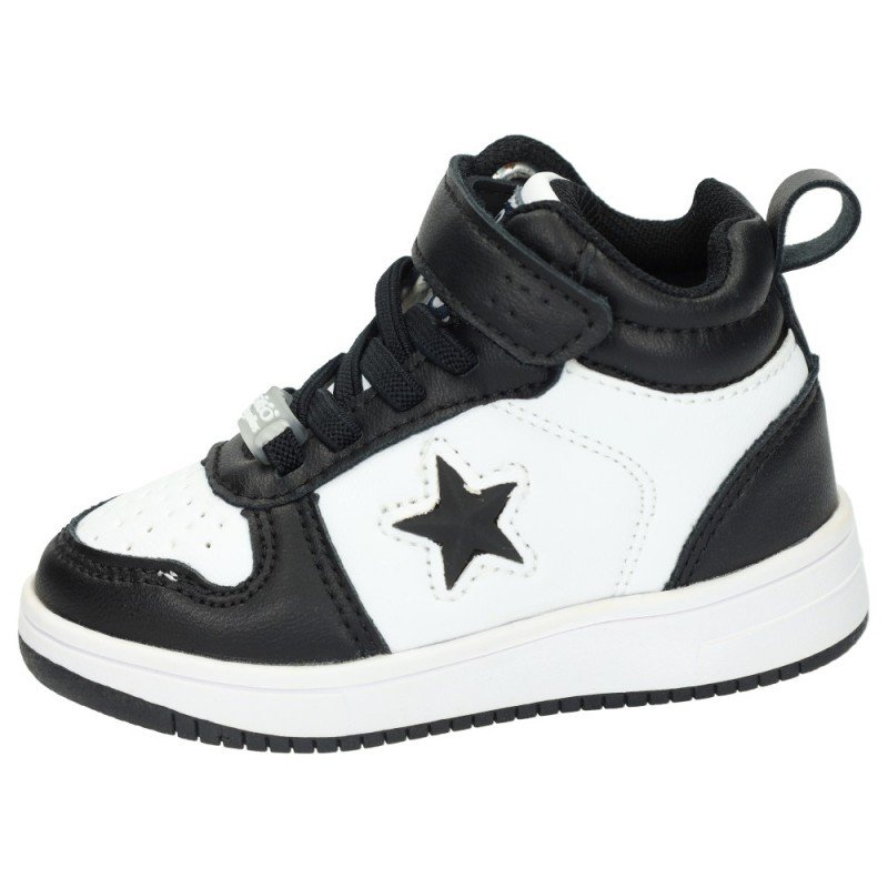 Zapatillas Estrella Conguitos Negro-Blanco para Niño modelo Mis 13304