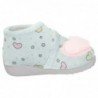 Zapatillas Corazón Garzon Gris-Rosa para Niña modelo N4072.247