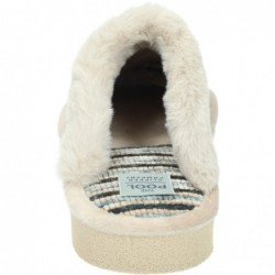 Zapatillas Casa The Pool Beig-Negro para Mujer modelo 360