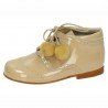 Botín con Pompones Bambineli Camel para Niña modelo 4511