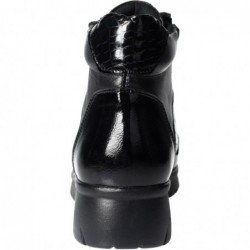 Botines de Piel Manlisa Shoes Negros para Mujer modelo W203-5120